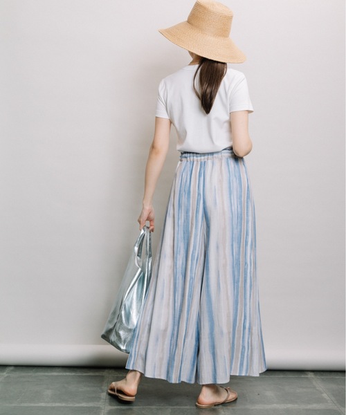 ELVENCE DEUX（エルベンスドゥ）の「ボカシストライプスカーチョ（その他パンツ・レディース・ピンク/ブルー・FREE）」の22枚目の写真