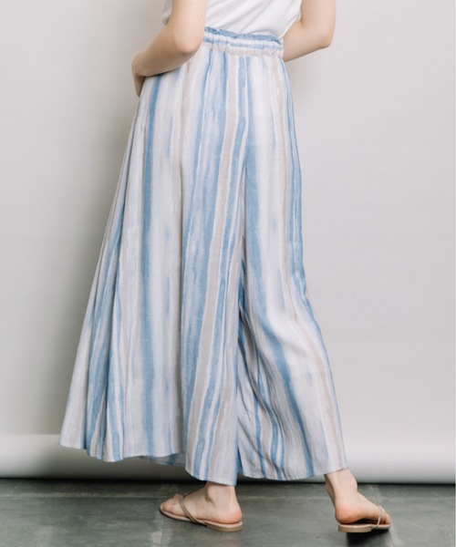 ELVENCE DEUX（エルベンスドゥ）の「ボカシストライプスカーチョ（その他パンツ・レディース・ピンク/ブルー・FREE）」の9枚目の写真