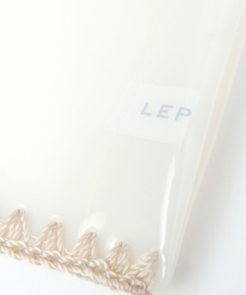 LEPSIM（レプシィム）の「クリアステッチミニマルシェバッグ　269159（ハンドバッグ・レディース・ブラック/オフホワイト・ONE SIZE）」の4枚目の写真