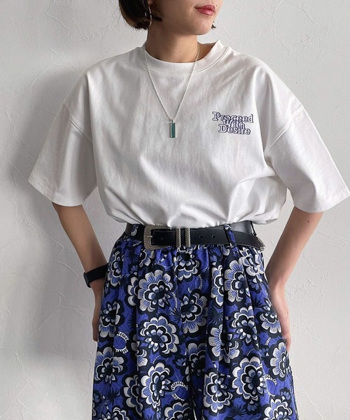 PAGEBOY（ページボーイ）の「バックストリートロゴTシャツ（Tシャツ/カットソー・レディース・チャコールグレー/オフホワイト/オートミール・FREE）」の10枚目の写真