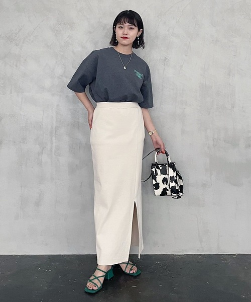 PAGEBOY（ページボーイ）の「バックストリートロゴTシャツ（Tシャツ/カットソー・レディース・チャコールグレー/オフホワイト/オートミール・FREE）」の18枚目の写真