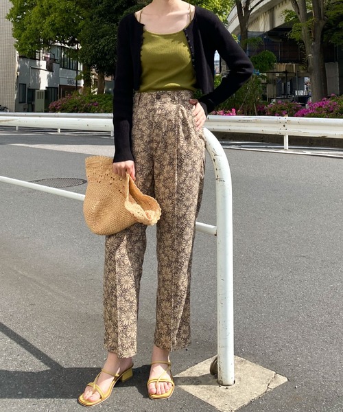 archives（アルシーヴ）の「【限定item】柄とろみテーパードパンツ（その他パンツ・レディース・ブラック/ベージュ/オフホワイト・MEDIUM）」の21枚目の写真