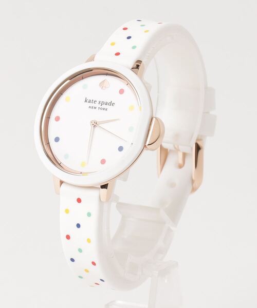 kate spade new york（ケイトスペード ニューヨーク）の「ケイト・スペード 腕時計 レディース アナログ シリコン KSW1755（アナログ腕時計・レディース・ホワイト・FREE）」の5枚目の写真