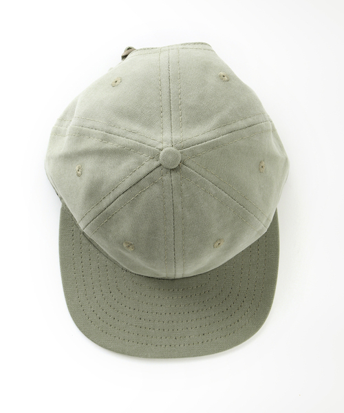 SAVE KHAKI UNITED（セーブカーキユナイテッド）の「SAVE KHAKI UNITED DISTRESSED CANVAS CAP（キャップ・メンズ・ブラック/オリーブ・FREE）」の18枚目の写真