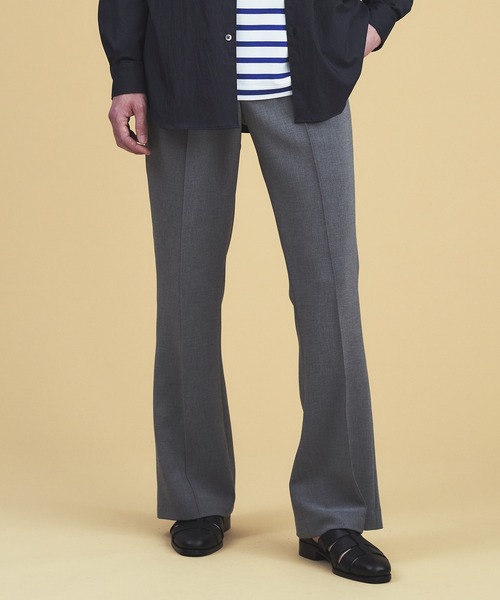 COLUMN（コラム）の「COLUMN / ストレッチフレアパンツ（スラックス・メンズ・ブラック/グレー・MEDIUM/LARGE）」の3枚目の写真