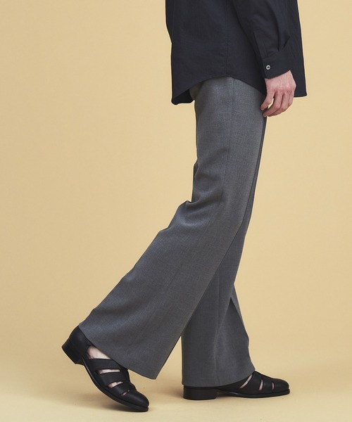 COLUMN（コラム）の「COLUMN / ストレッチフレアパンツ（スラックス・メンズ・ブラック/グレー・MEDIUM/LARGE）」の6枚目の写真