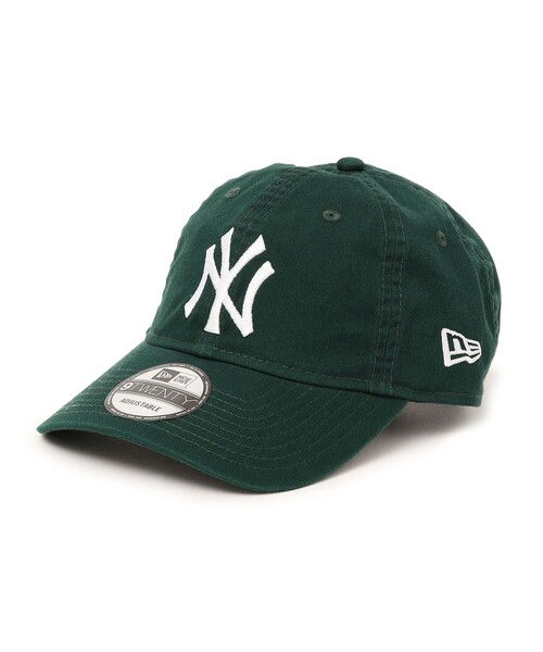 NEW ERA（ニューエラ）の「NEW ERA:ウォッシュド ニューヨーク・ヤンキースキャップ（キャップ・レディース・ベージュ/グリーン/ネイビー・ONE SIZE）」の3枚目の写真