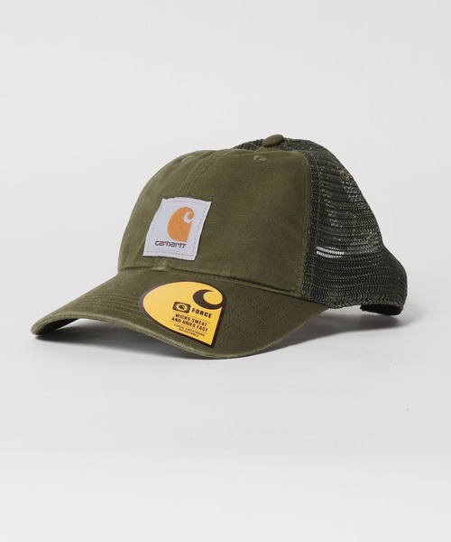 Carhartt（カーハート）の「Carhartt/カーハート CANVAS MESH-BACK CAP メッシュキャップ（キャップ・メンズ・ブラック/ベージュ/グレー/オリーブ・ONE SIZE）」の5枚目の写真