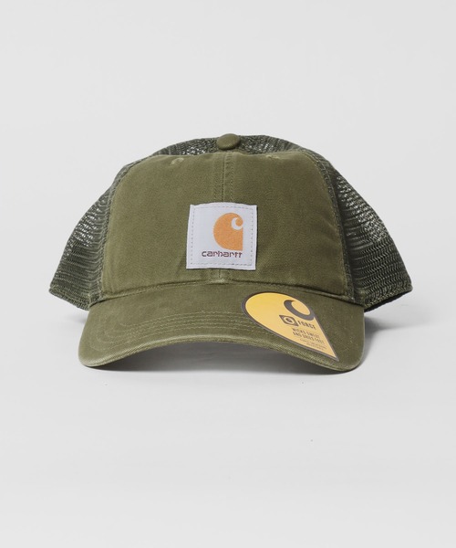 Carhartt（カーハート）の「Carhartt/カーハート CANVAS MESH-BACK CAP メッシュキャップ（キャップ・メンズ・ブラック/ベージュ/グレー/オリーブ・ONE SIZE）」の6枚目の写真