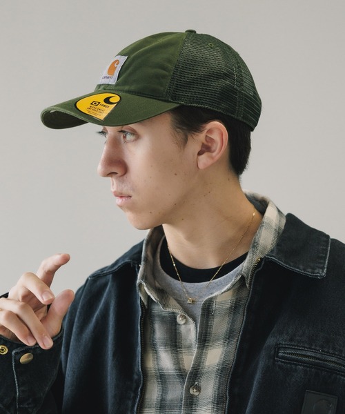 Carhartt（カーハート）の「Carhartt/カーハート CANVAS MESH-BACK CAP メッシュキャップ（キャップ・メンズ・ブラック/ベージュ/グレー/オリーブ・ONE SIZE）」の7枚目の写真
