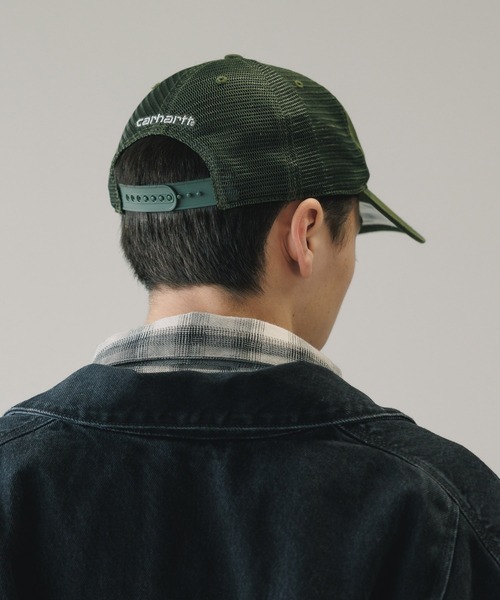 Carhartt（カーハート）の「Carhartt/カーハート CANVAS MESH-BACK CAP メッシュキャップ（キャップ・メンズ・ブラック/ベージュ/グレー/オリーブ・ONE SIZE）」の8枚目の写真