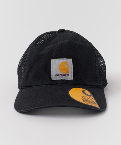 (取寄) カーハート メンズ キャンバス メッシュ-バック ロゴ グラフィック キャップ Carhartt men Canvas Mesh-Back Logo Graphic Cap Deep Ocean Carhartt/カーハート CANVAS MESH-BACK CAP メッシュキャップ