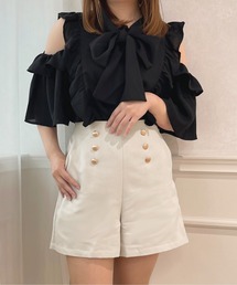 apres jour（アプレジュール）の「ダブルボタンショートパンツ【ZOZOTOWN限定アイテム】（その他パンツ）」