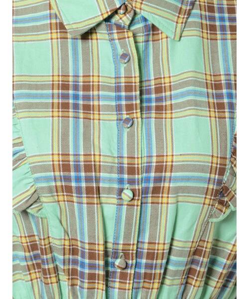 jouetie（ジュエティ）の「ショルダーフリルロングワンピース（ワンピース・レディース・イエロー/グリーン・MEDIUM）」の20枚目の写真