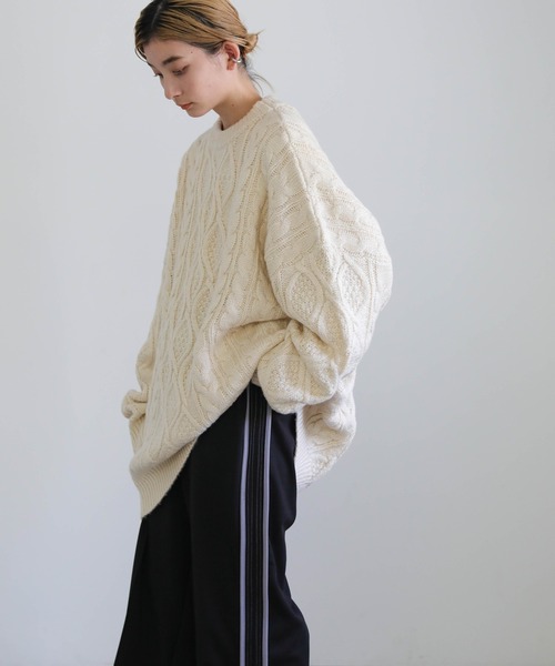 select MOCA（セレクトモカ）の「2022 AW サイドライントラックパンツ（その他パンツ・レディース・ブラック/グリーン/アイボリー・FREE）」の19枚目の写真