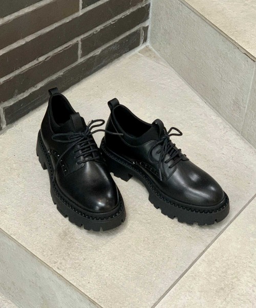 ASH（アッシュ）の「WEB限定アイテム【GIANT BIS】厚底レースアップシューズ（ドレスシューズ・レディース・ブラック・37/35/38/40/39/36）」の4枚目の写真