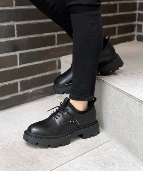 ASH（アッシュ）の「WEB限定アイテム【GIANT BIS】厚底レースアップシューズ（ドレスシューズ・レディース・ブラック・37/35/38/40/39/36）」の3枚目の写真