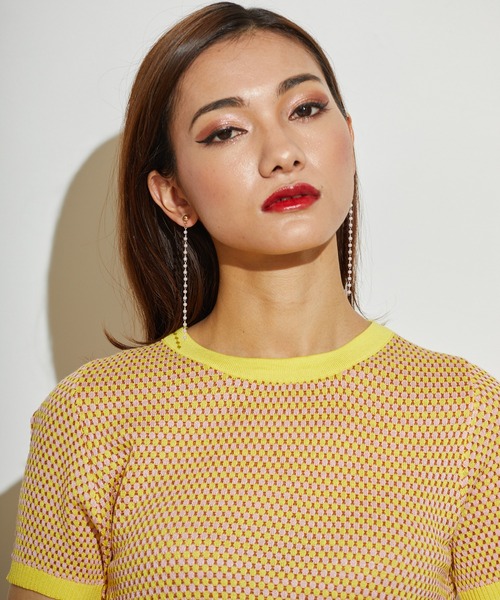 L.H.P(エルエイチピー)の「courage/クラージュ/ボールチェーンピアス(ピアス(両耳用)・レディース・ゴールド・F)」の3枚目の写真