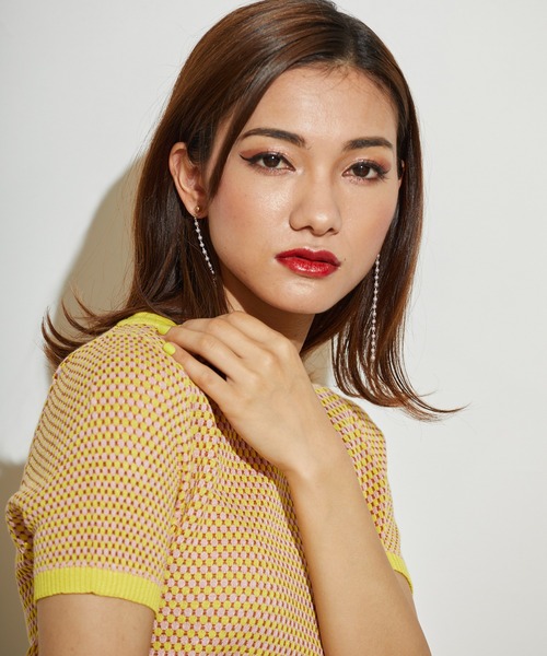 L.H.P(エルエイチピー)の「courage/クラージュ/ボールチェーンピアス(ピアス(両耳用)・レディース・ゴールド・F)」の8枚目の写真