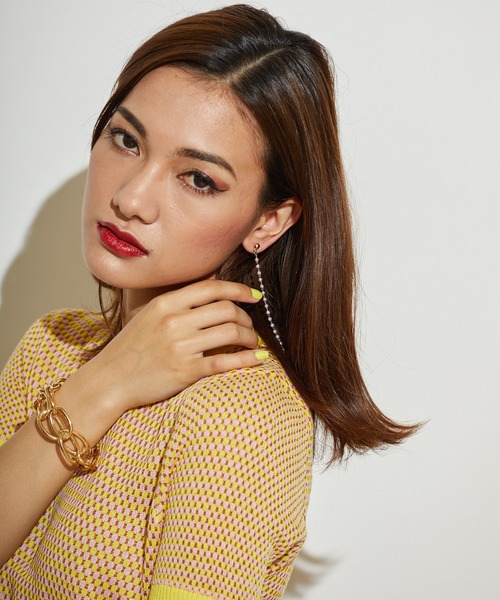 L.H.P(エルエイチピー)の「courage/クラージュ/ボールチェーンピアス(ピアス(両耳用)・レディース・ゴールド・F)」の10枚目の写真