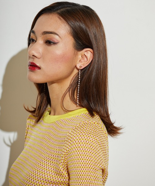 L.H.P(エルエイチピー)の「courage/クラージュ/ボールチェーンピアス(ピアス(両耳用)・レディース・ゴールド・F)」の14枚目の写真