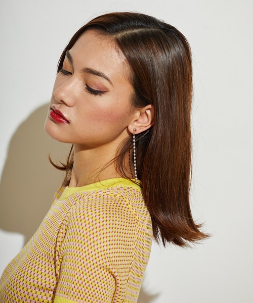 L.H.P(エルエイチピー)の「courage/クラージュ/ボールチェーンピアス(ピアス(両耳用)・レディース・ゴールド・F)」の15枚目の写真