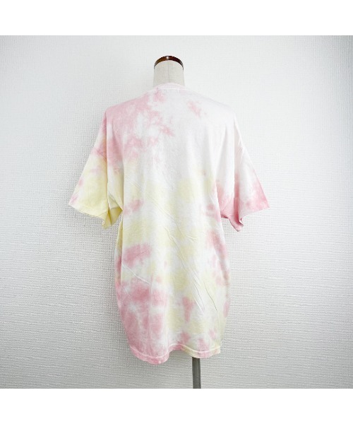 WORLD WIDE LOVE!（ワールドワイドラブ）の「デッドスマイルタイダイＴシャツ（Tシャツ/カットソー・レディース・サックスブルー系/パープル系/ピンク系・1）」の11枚目の写真