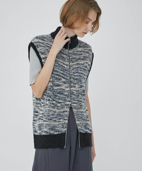 CITY TOKYO（シティトウキョウ）の「スペースダイニットベスト（ベスト・レディース・ブラック/ピンク・FREE）」の3枚目の写真