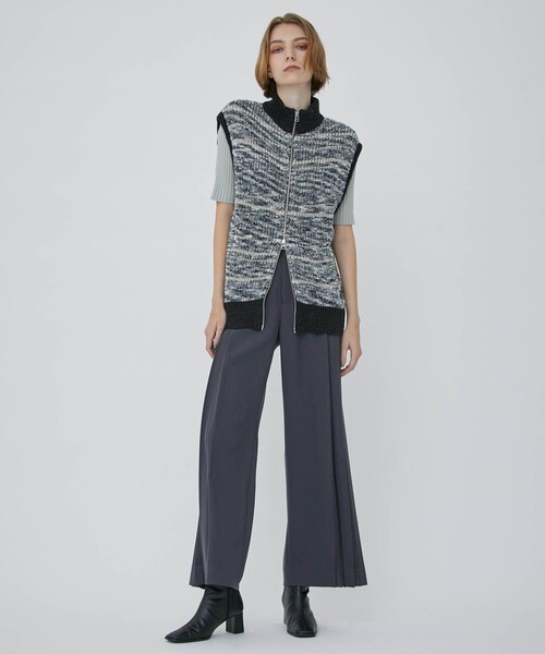 CITY TOKYO（シティトウキョウ）の「スペースダイニットベスト（ベスト・レディース・ブラック/ピンク・FREE）」の6枚目の写真