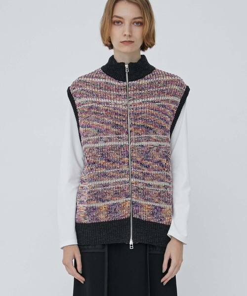 CITY TOKYO（シティトウキョウ）の「スペースダイニットベスト（ベスト・レディース・ブラック/ピンク・FREE）」の18枚目の写真