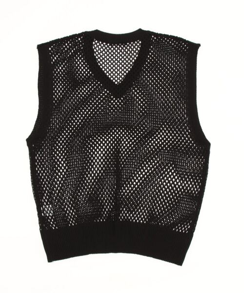 ALAND（エーランド）の「3.3 Field Trip／MESH KNIT VEST 2353203（ベスト・メンズ・ライトベージュ/ブラック・FREE）」の22枚目の写真