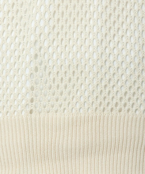 ALAND（エーランド）の「3.3 Field Trip／MESH KNIT VEST 2353203（ベスト・メンズ・ライトベージュ/ブラック・FREE）」の20枚目の写真