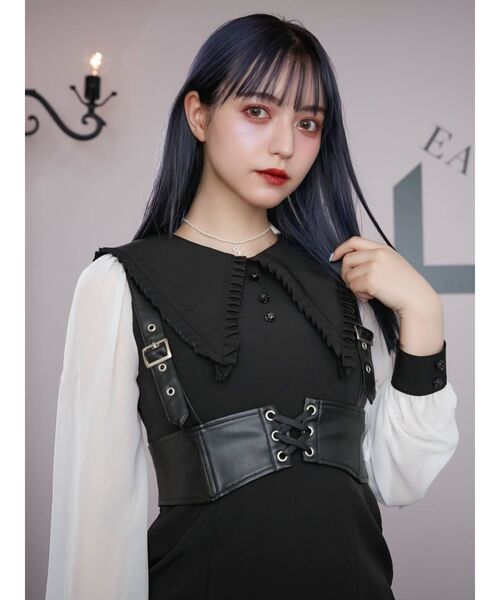 EATME(イートミー)の「E/Mロゴフェイクパールチョーカー(チョーカー・レディース・オフホワイト・FREE)」の4枚目の写真