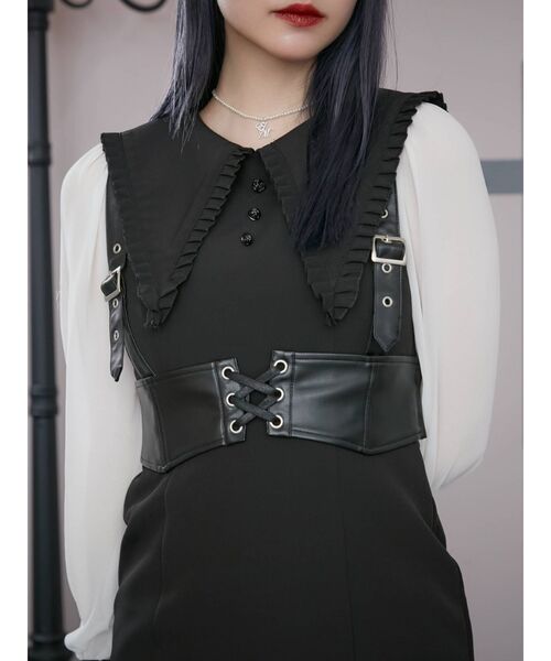 EATME(イートミー)の「E/Mロゴフェイクパールチョーカー(チョーカー・レディース・オフホワイト・FREE)」の5枚目の写真