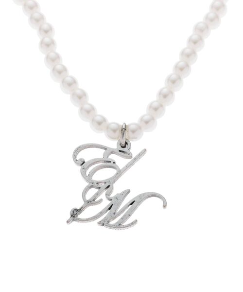 EATME(イートミー)の「E/Mロゴフェイクパールチョーカー(チョーカー・レディース・オフホワイト・FREE)」の10枚目の写真