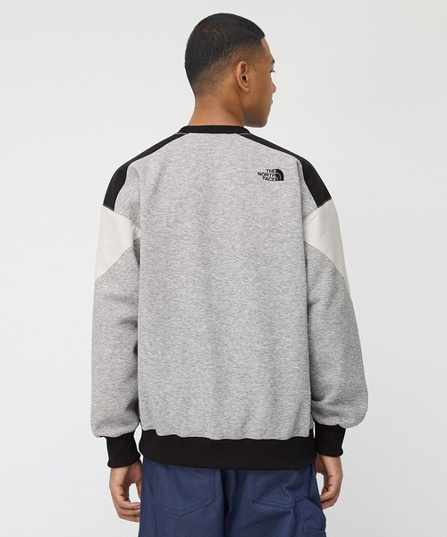 THE NORTH FACE（ザノースフェイス）の「THE NORTH FACE 92EXTREME SWEAT CREW / ザ・ノース・フェイス ナインティーツーエクストリームスウェットクルー（スウェット・メンズ・グレー/オリーブ・L/XL/S/M/XXL）」の8枚目の写真