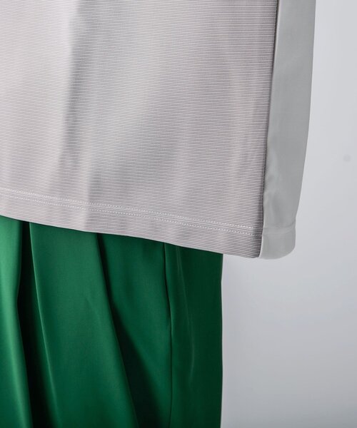 tk.TAKEO KIKUCHI(ティーケータケオキクチ)の「◆カーブスイッチカットソー(ユニセックスアイテム)(Tシャツ/カットソー・メンズ・ホワイト系5/ブラック系4/ネイビー系4・01/02/03)」の10枚目の写真