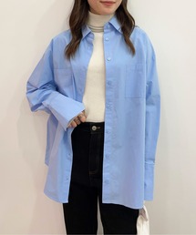 〈ユニセックス〉ロングカフスオーバーシャツ