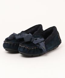 ランバンオンブルー　スエードリボンローファー　21.5 ランバン オン ブルー LANVIN en Bleu 【小さいサイズ】リボン