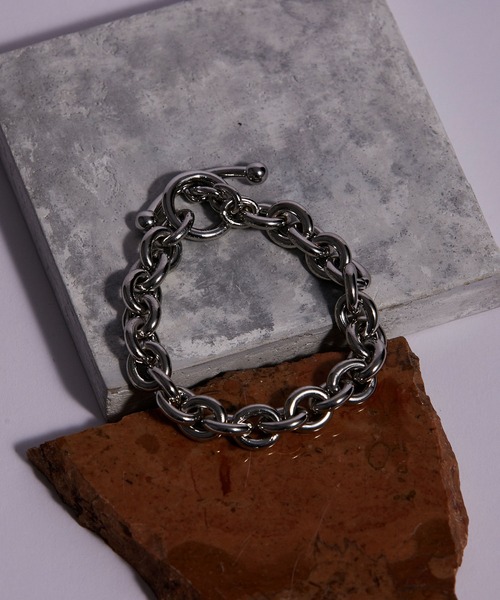 JUNRED(ジュンレッド)の「ital. from JUNRed / bean bracelet(ブレスレット・メンズ・シルバー・FREE)」の1枚目の写真