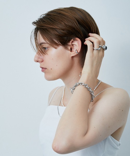 JUNRED(ジュンレッド)の「ital. from JUNRed / bean bracelet(ブレスレット・メンズ・シルバー・FREE)」の5枚目の写真