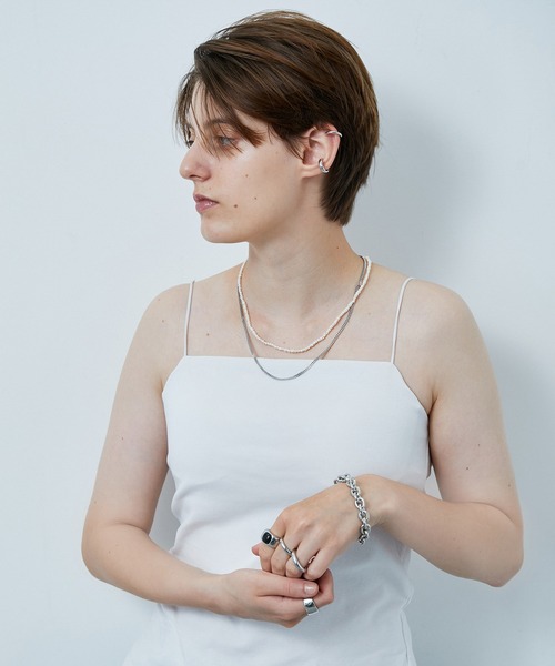 JUNRED(ジュンレッド)の「ital. from JUNRed / bean bracelet(ブレスレット・メンズ・シルバー・FREE)」の6枚目の写真