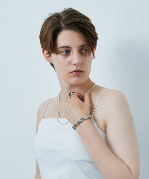 JUNRED(ジュンレッド)の「ital. from JUNRed / bean bracelet(ブレスレット・メンズ・シルバー・FREE)」の7枚目の写真