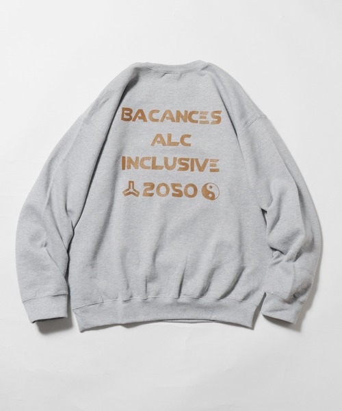 AlexanderLeeChang（アレキサンダーリーチャン）の「BACANCES ALL INCLUSIVE×AlexanderLeeChang/バカンス・オールインクルーシブ×アレキサンダーリーチャン BLC CREW NECK SWEAT ALEX LOGO（スウェット・メンズ・ブラック/グレー/ゴールド・M/L/XL）」の3枚目の写真