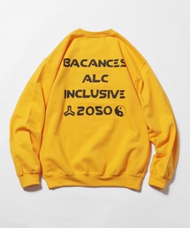 BACANCES ALL INCLUSIVE×AlexanderLeeChang/バカンス・オールインクルーシブ×アレキサンダーリーチャン BLC CREW NECK SWEAT ALEX LOGO