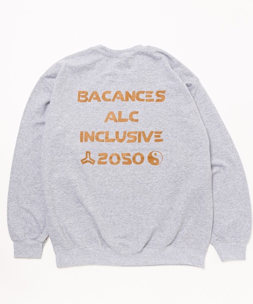 AlexanderLeeChang（アレキサンダーリーチャン）の「BACANCES ALL INCLUSIVE×AlexanderLeeChang/バカンス・オールインクルーシブ×アレキサンダーリーチャン BLC CREW NECK SWEAT ALEX LOGO（スウェット・メンズ・ブラック/グレー/ゴールド・M/L/XL）」の4枚目の写真