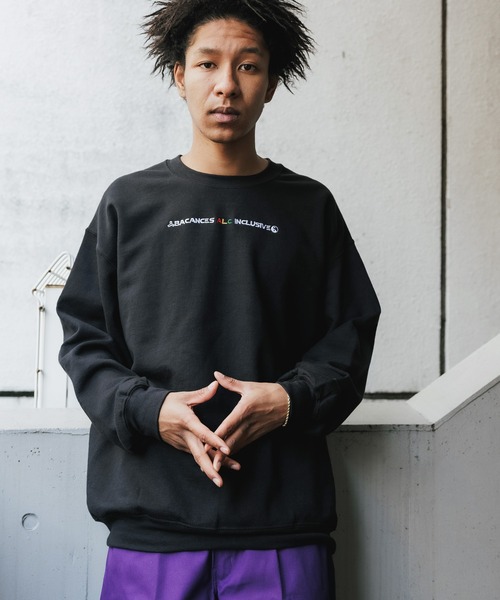 AlexanderLeeChang（アレキサンダーリーチャン）の「BACANCES ALL INCLUSIVE×AlexanderLeeChang/バカンス・オールインクルーシブ×アレキサンダーリーチャン BLC CREW NECK SWEAT ALEX LOGO（スウェット・メンズ・ブラック/グレー/ゴールド・M/L/XL）」の16枚目の写真