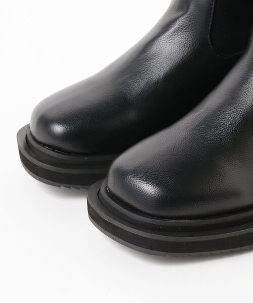 B:MING by BEAMS（ビーミングバイビームス）の「B:MING by BEAMS / プラットフォーム ロング ブーツ（ブーツ・レディース・ダークブラウン/ブラック・23.5/22.5/24.5）」の10枚目の写真