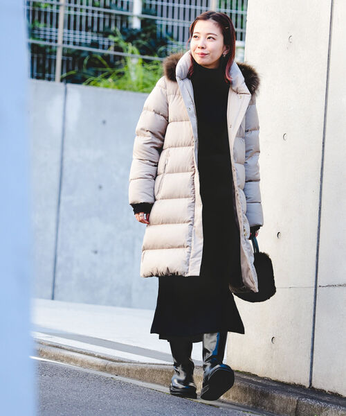 B:MING by BEAMS（ビーミングバイビームス）の「B:MING by BEAMS / プラットフォーム ロング ブーツ（ブーツ・レディース・ダークブラウン/ブラック・23.5/22.5/24.5）」の5枚目の写真