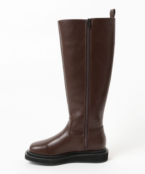 B:MING by BEAMS（ビーミングバイビームス）の「B:MING by BEAMS / プラットフォーム ロング ブーツ（ブーツ・レディース・ダークブラウン/ブラック・23.5/22.5/24.5）」の20枚目の写真